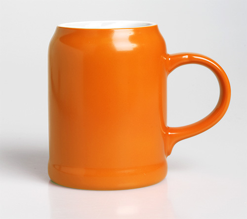orange mug