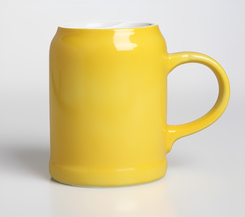 yellow mug